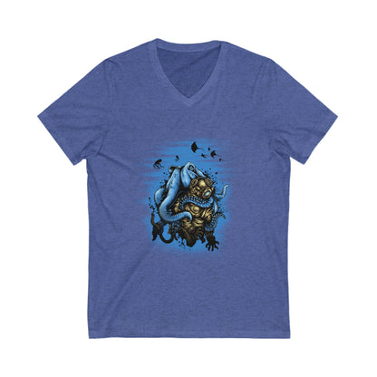 Deep Water Mistery Unisex Short Sleeve V-neck Tshirt