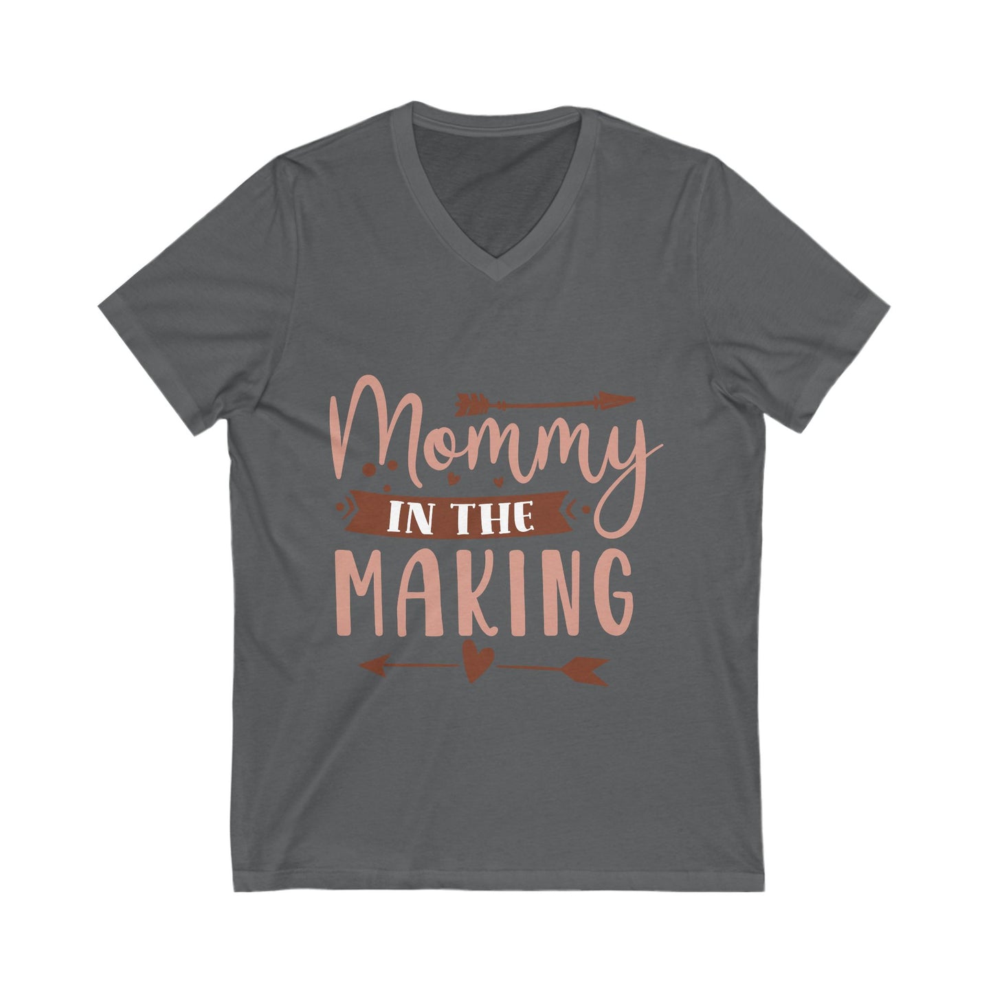 Mommy In The Making Unisex Short Sleeve V-neck Tshirt