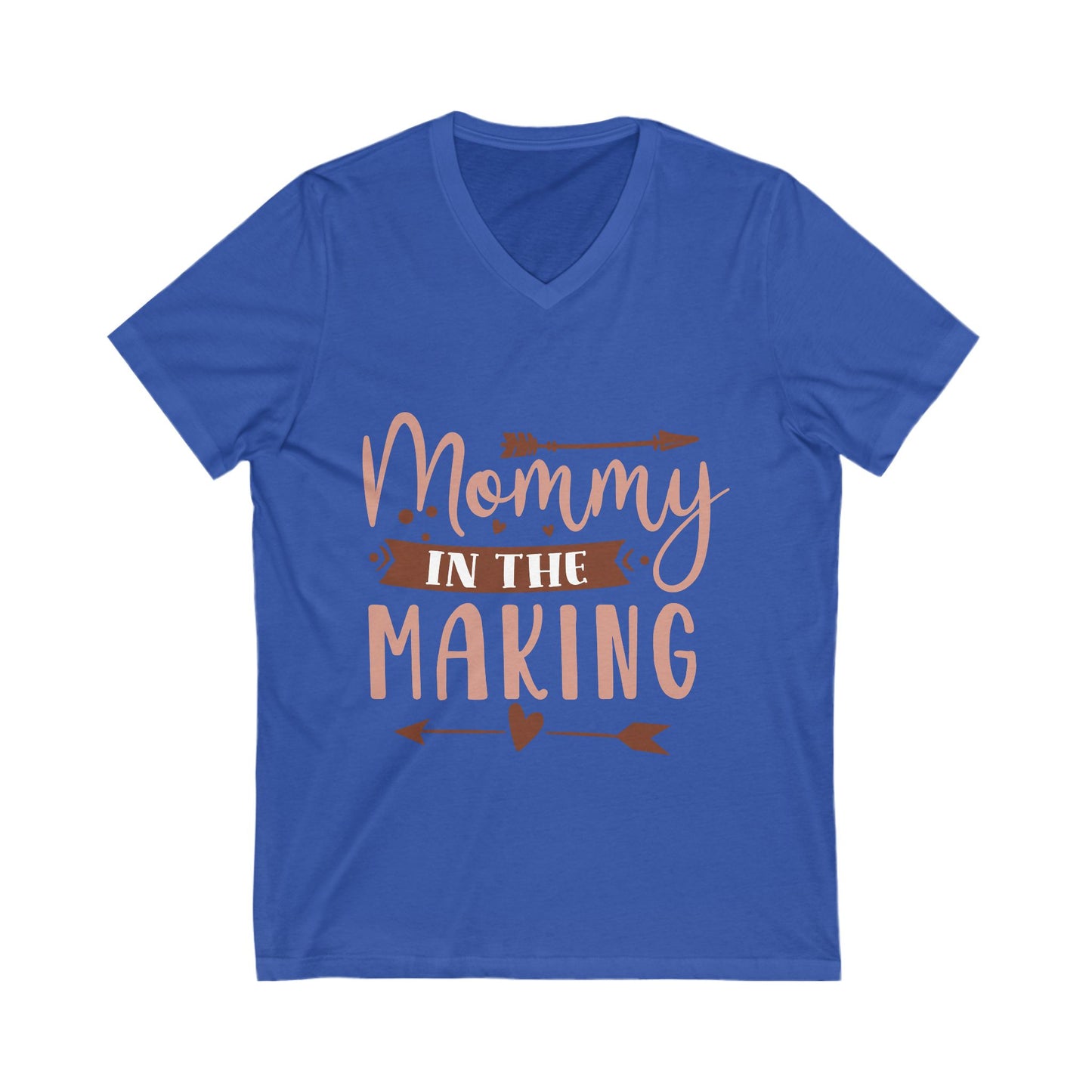 Mommy In The Making Unisex Short Sleeve V-neck Tshirt