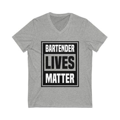 Bartender Lives Matter Unisex Short Sleeve V-neck Tshirt