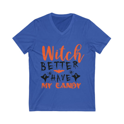 Halloween 6 Unisex Short Sleeve V-neck Tshirt