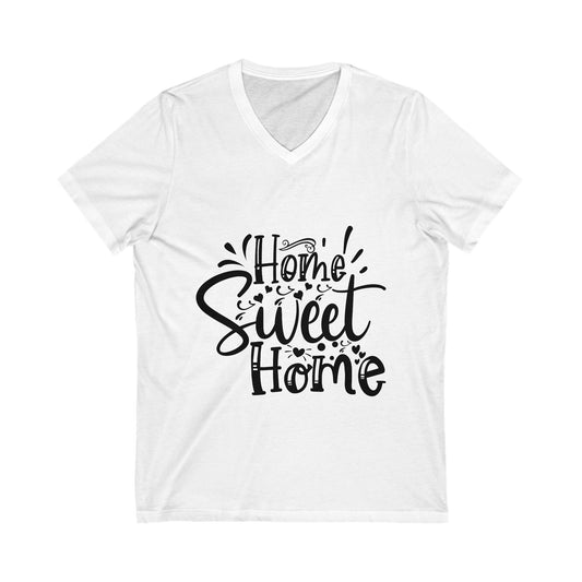 Home Sweet Home Unisex Short Sleeve V-neck Tshirt