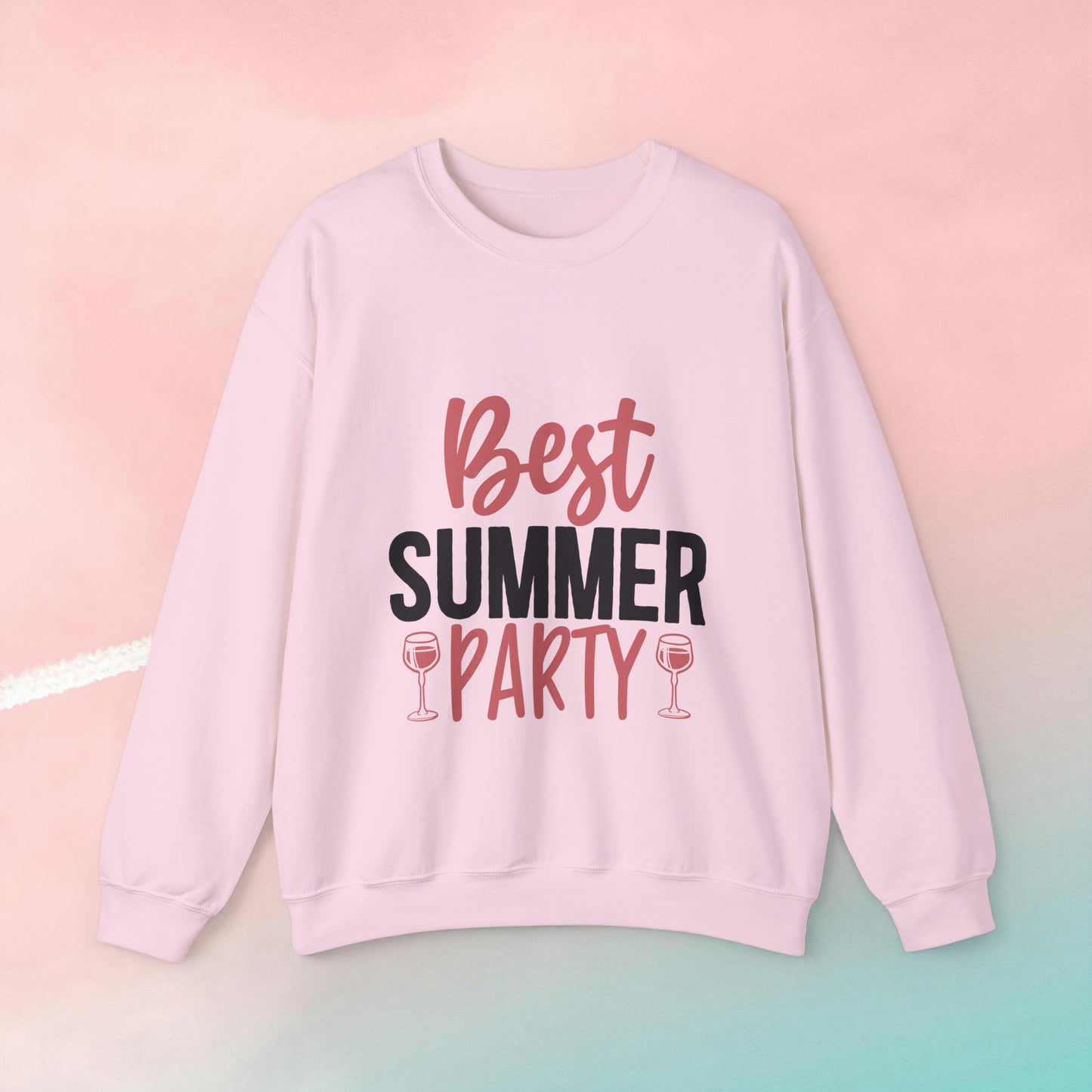 Best Summer Party Crewneck Sweatshirt