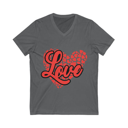 Love5 Unisex Short Sleeve V-neck Tshirt