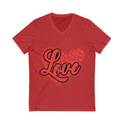Love5 Unisex Short Sleeve V-neck Tshirt