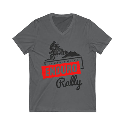 Enduro Rally Unisex Short Sleeve V-neck Tshirt