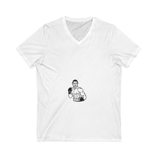 I'M A Boxing Dad Unisex Short Sleeve V-neck Tshirt