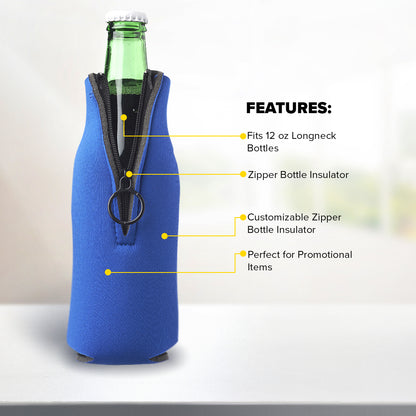 Zipper Beer Bottle Insulators