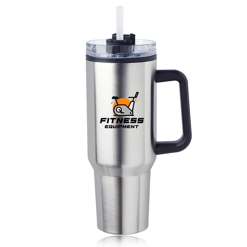 40 oz. Plastic Interior Stainless Steel Travel Mugs