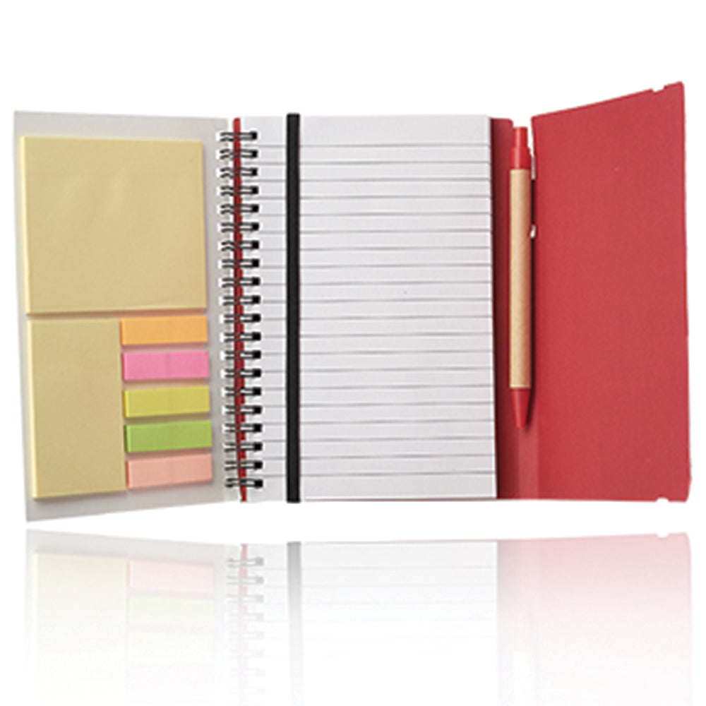 Spiral Notebooks with Elastic Closure