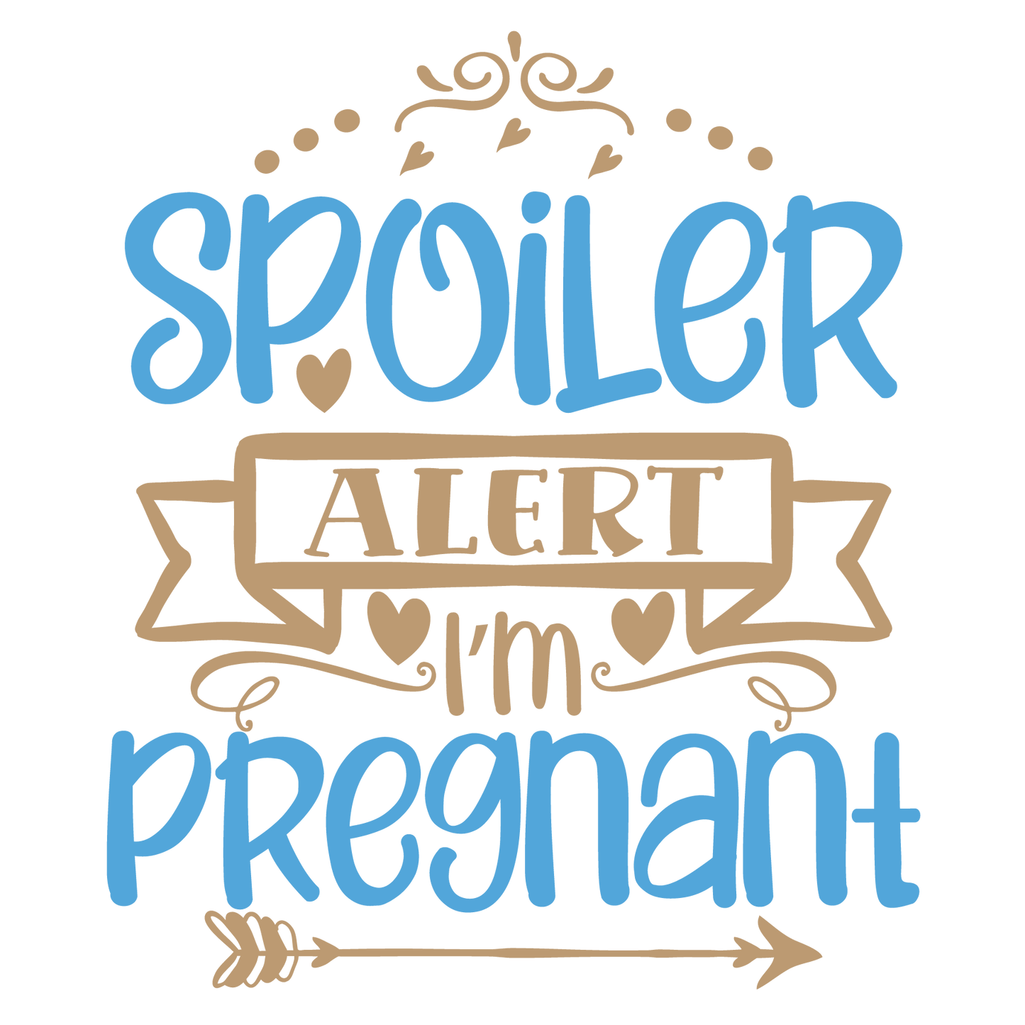 Spoiler alert, I'm pregnant!