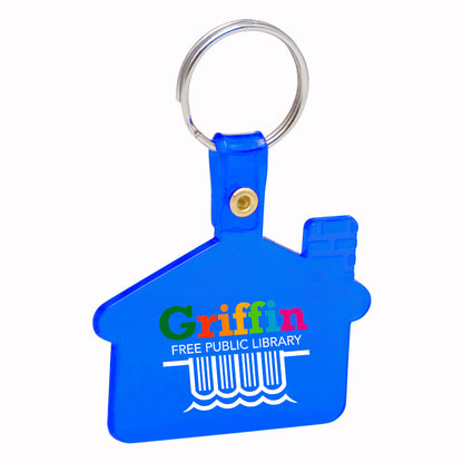 House Shaped Soft Key Tags