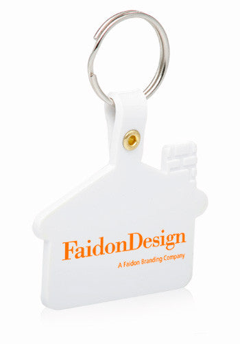 House Shaped Soft Key Tags