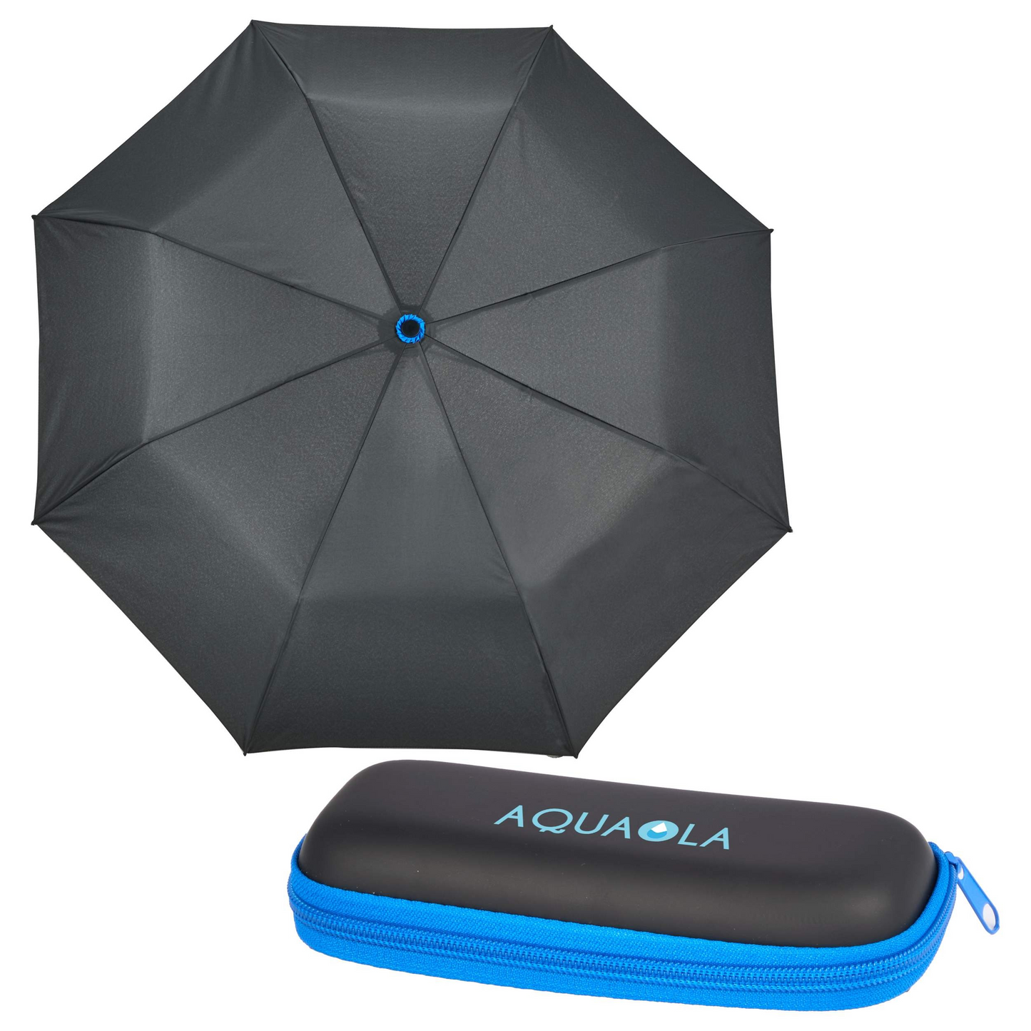 37" Compact Travel Umbrella With Case