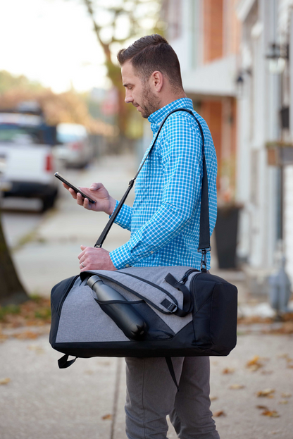 Sebring Convertible Graphite Duffle Bag